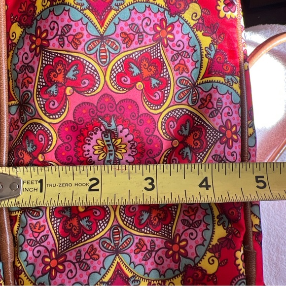 Oilily “Invasion” Bag Red Floral 2005 NWOT Discontinued Pattern - Picture 15 of 16